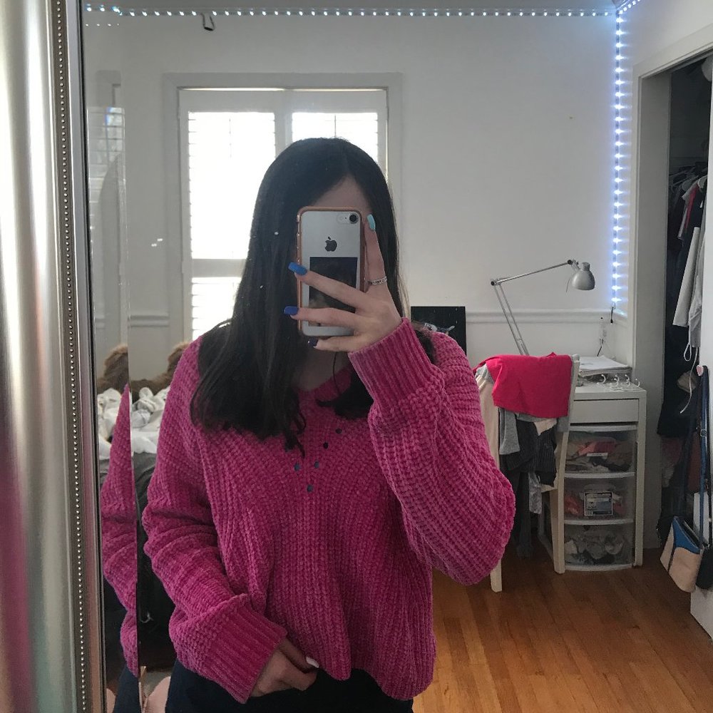 Pink Sweater